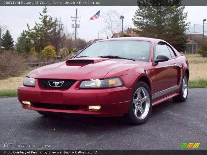 Redfire Metallic / Dark Charcoal 2003 Ford Mustang GT Coupe