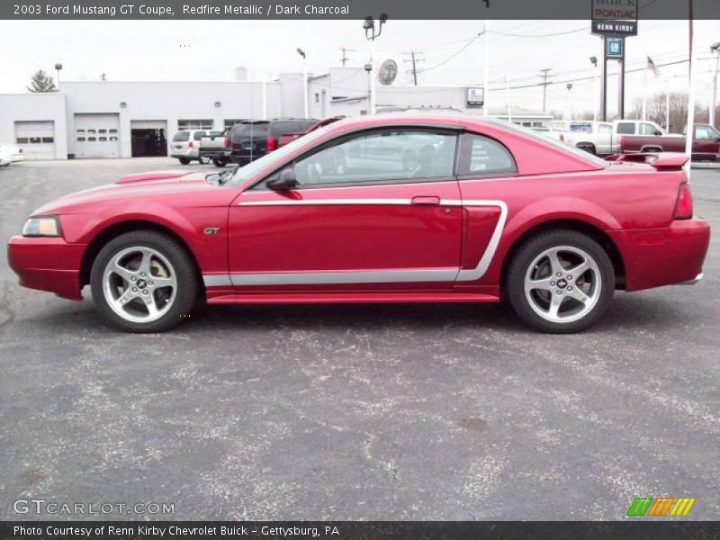 Redfire Metallic / Dark Charcoal 2003 Ford Mustang GT Coupe