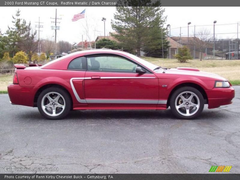 Redfire Metallic / Dark Charcoal 2003 Ford Mustang GT Coupe