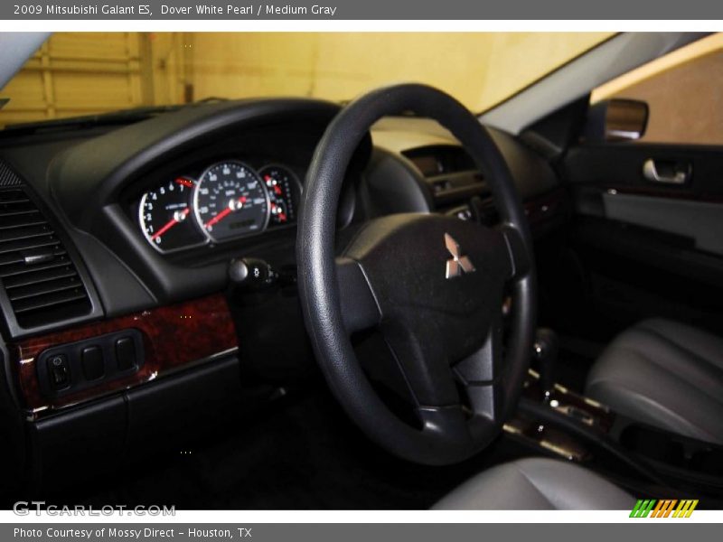 Dover White Pearl / Medium Gray 2009 Mitsubishi Galant ES