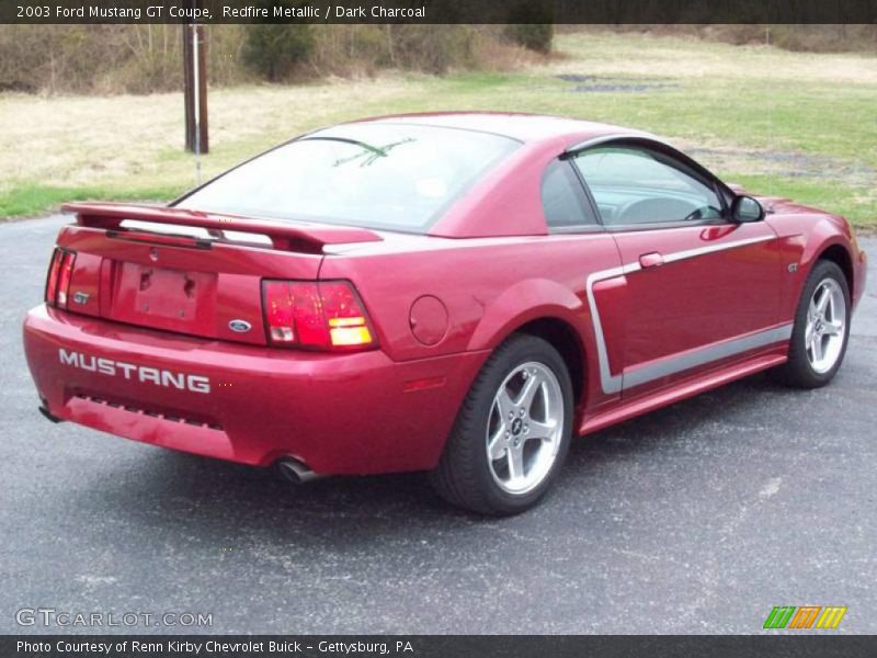 Redfire Metallic / Dark Charcoal 2003 Ford Mustang GT Coupe