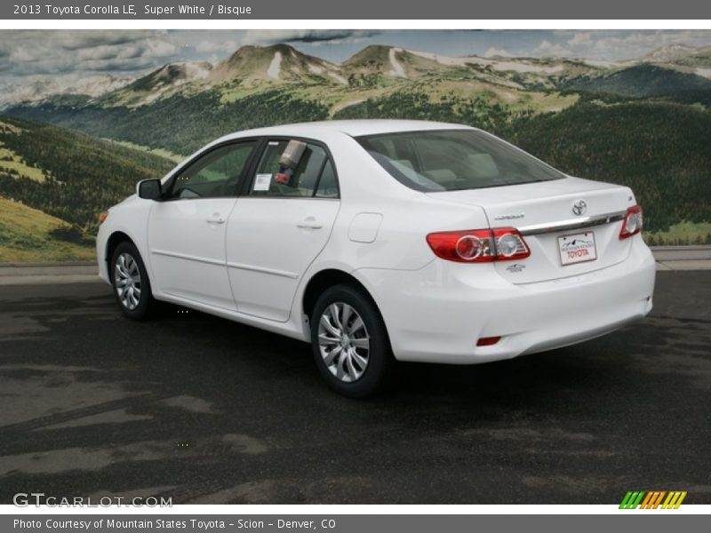 Super White / Bisque 2013 Toyota Corolla LE