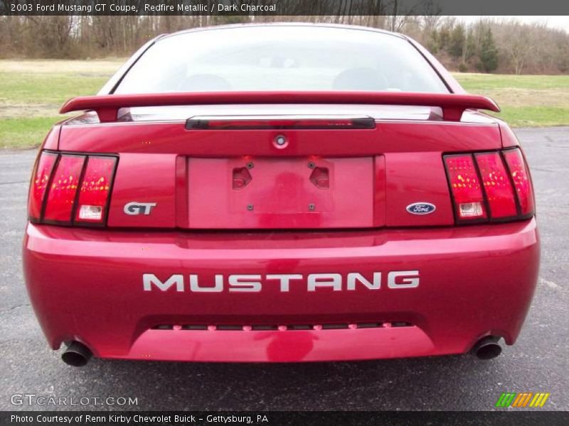 Redfire Metallic / Dark Charcoal 2003 Ford Mustang GT Coupe