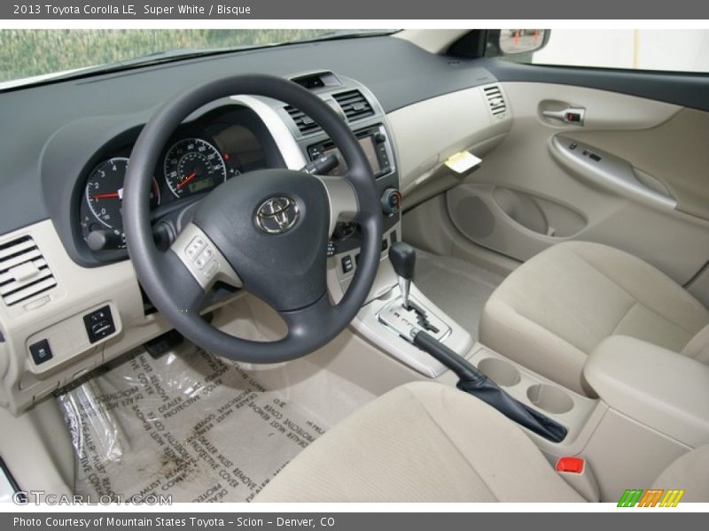 Super White / Bisque 2013 Toyota Corolla LE