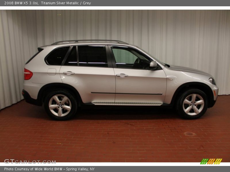 Titanium Silver Metallic / Grey 2008 BMW X5 3.0si
