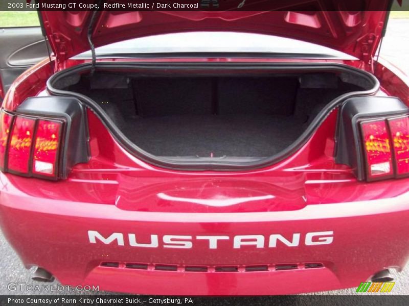 Redfire Metallic / Dark Charcoal 2003 Ford Mustang GT Coupe