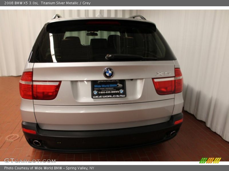 Titanium Silver Metallic / Grey 2008 BMW X5 3.0si