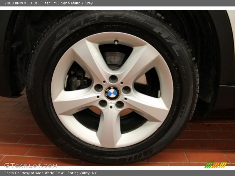 Titanium Silver Metallic / Grey 2008 BMW X5 3.0si