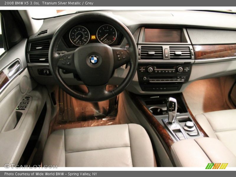 Titanium Silver Metallic / Grey 2008 BMW X5 3.0si