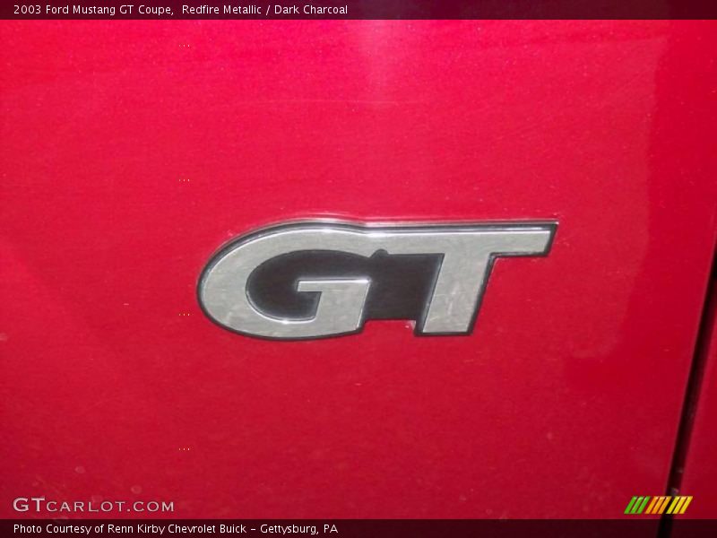 Redfire Metallic / Dark Charcoal 2003 Ford Mustang GT Coupe