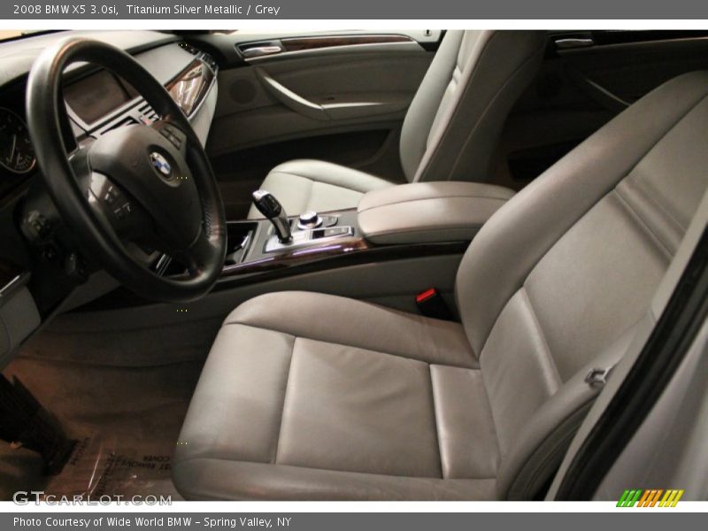 Titanium Silver Metallic / Grey 2008 BMW X5 3.0si