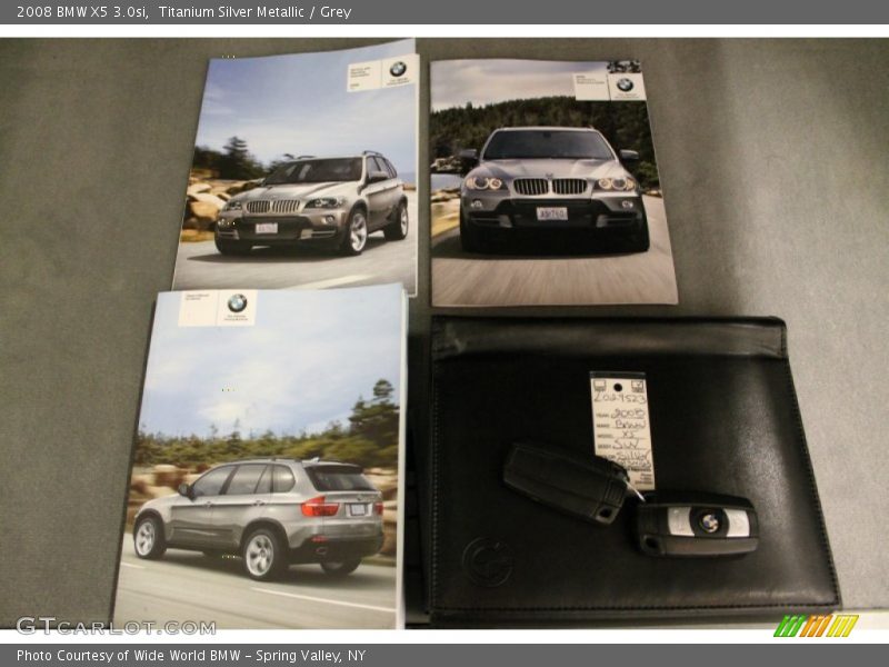Titanium Silver Metallic / Grey 2008 BMW X5 3.0si