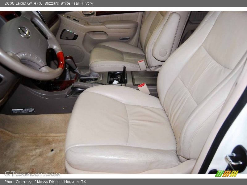 Front Seat of 2008 GX 470