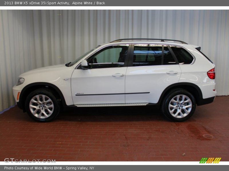 Alpine White / Black 2013 BMW X5 xDrive 35i Sport Activity