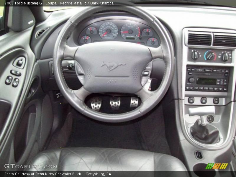 Redfire Metallic / Dark Charcoal 2003 Ford Mustang GT Coupe