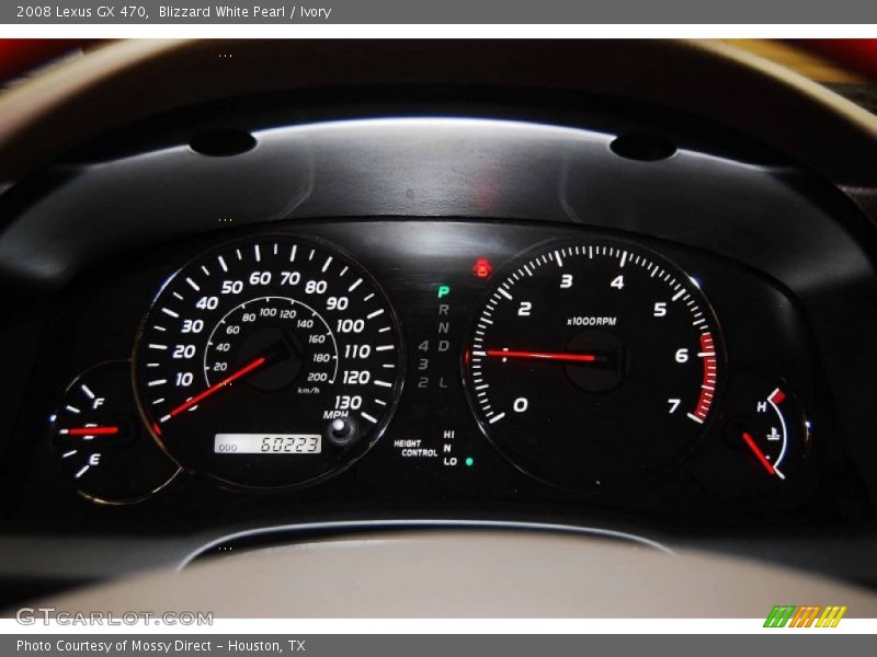  2008 GX 470 470 Gauges