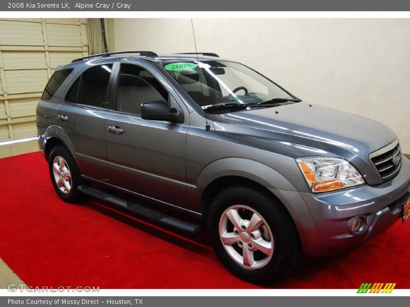 Alpine Gray / Gray 2008 Kia Sorento LX