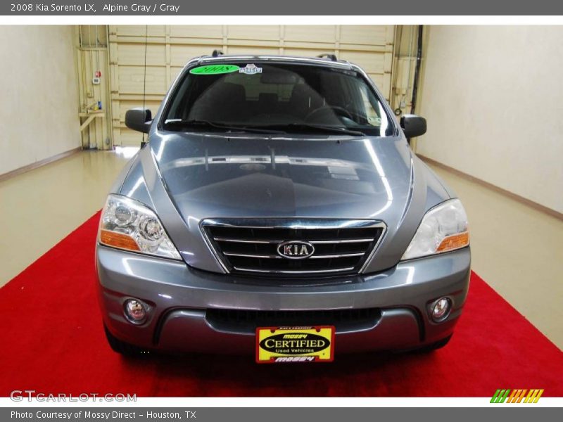 Alpine Gray / Gray 2008 Kia Sorento LX