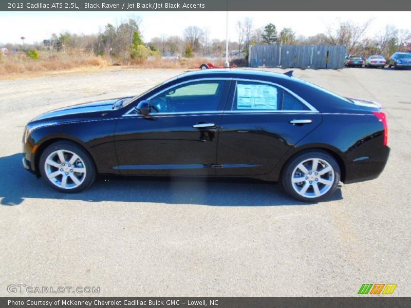 Black Raven / Jet Black/Jet Black Accents 2013 Cadillac ATS 2.5L