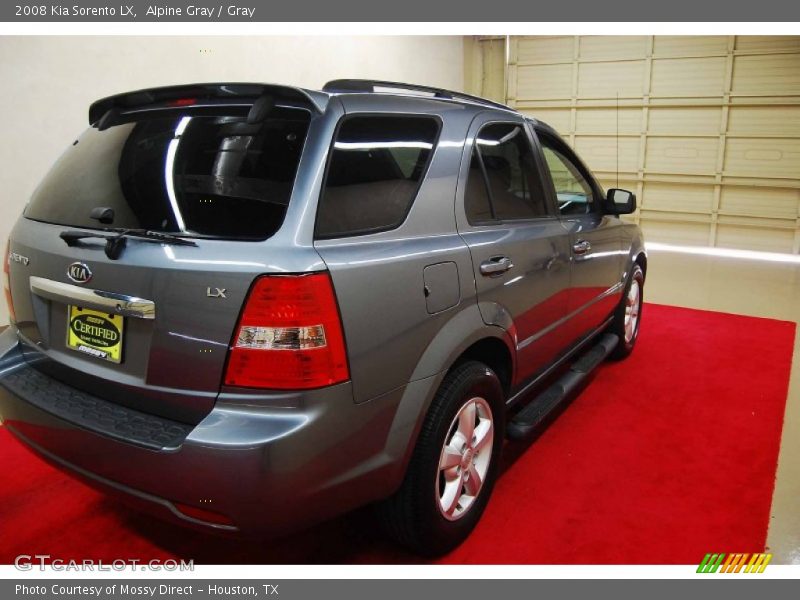 Alpine Gray / Gray 2008 Kia Sorento LX