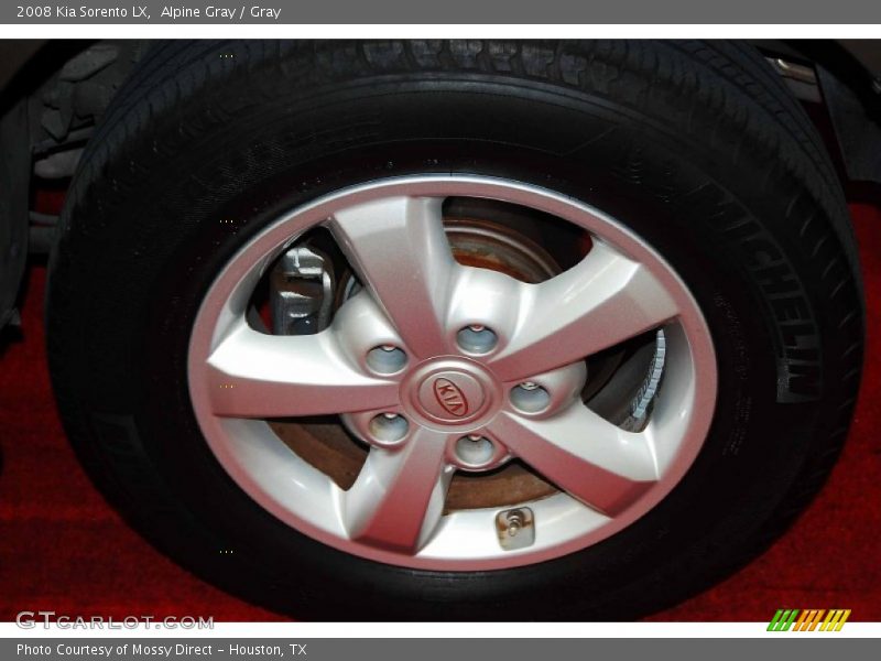 Alpine Gray / Gray 2008 Kia Sorento LX