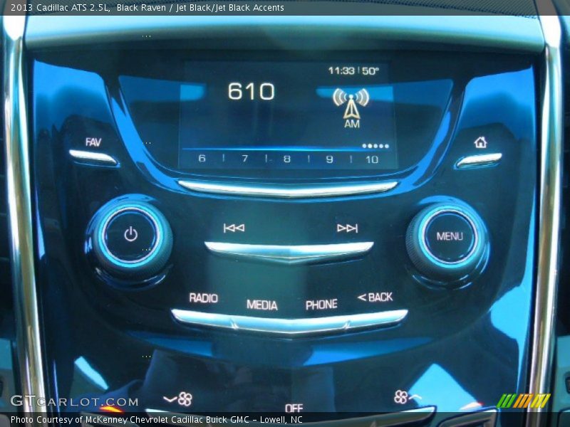 Black Raven / Jet Black/Jet Black Accents 2013 Cadillac ATS 2.5L