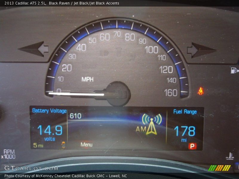 Black Raven / Jet Black/Jet Black Accents 2013 Cadillac ATS 2.5L