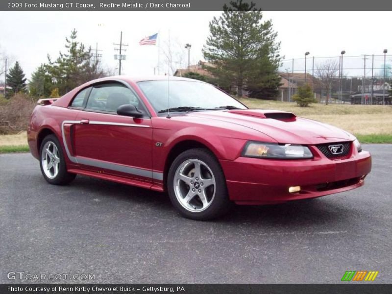 Redfire Metallic / Dark Charcoal 2003 Ford Mustang GT Coupe