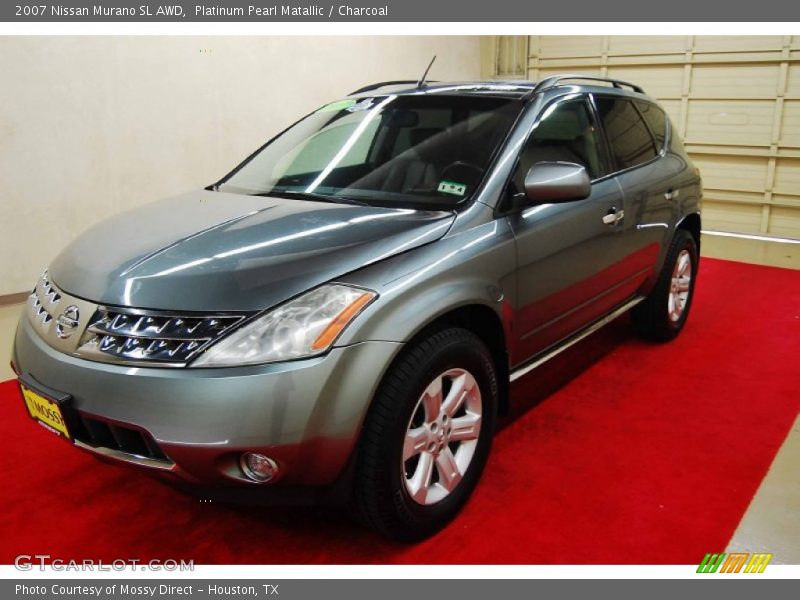 Platinum Pearl Matallic / Charcoal 2007 Nissan Murano SL AWD