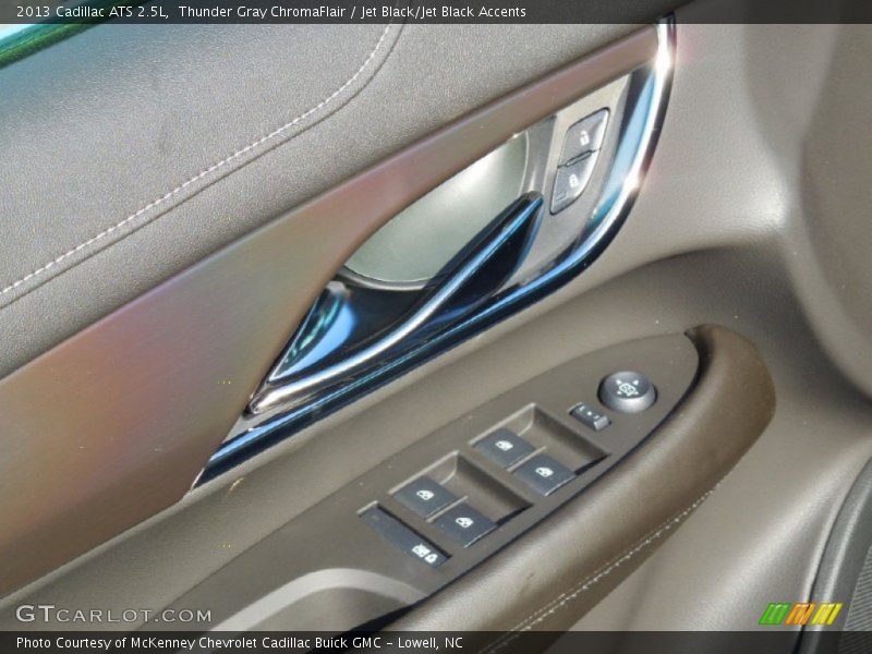 Thunder Gray ChromaFlair / Jet Black/Jet Black Accents 2013 Cadillac ATS 2.5L
