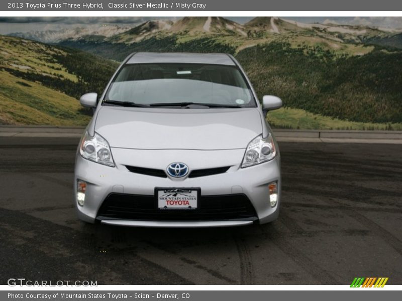 Classic Silver Metallic / Misty Gray 2013 Toyota Prius Three Hybrid