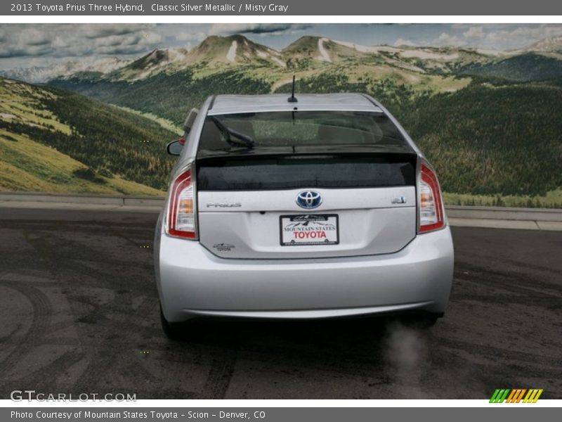 Classic Silver Metallic / Misty Gray 2013 Toyota Prius Three Hybrid