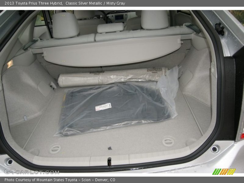 Classic Silver Metallic / Misty Gray 2013 Toyota Prius Three Hybrid