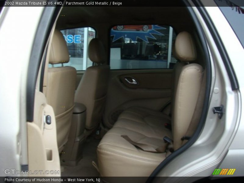 Parchment Gold Metallic / Beige 2002 Mazda Tribute ES V6 4WD
