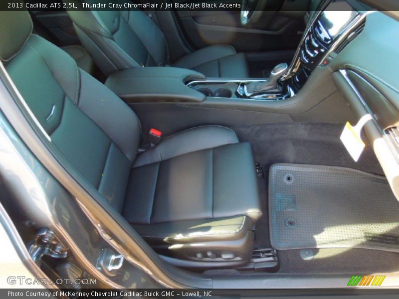 Thunder Gray ChromaFlair / Jet Black/Jet Black Accents 2013 Cadillac ATS 2.5L