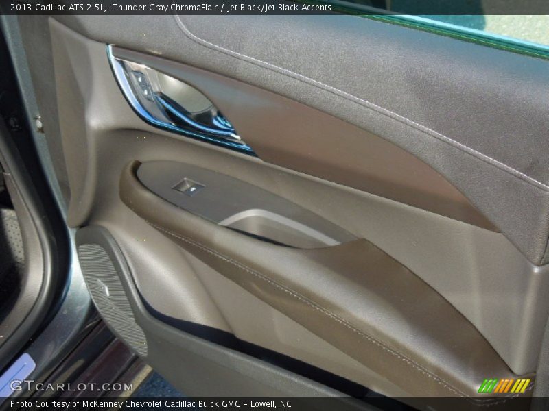 Thunder Gray ChromaFlair / Jet Black/Jet Black Accents 2013 Cadillac ATS 2.5L