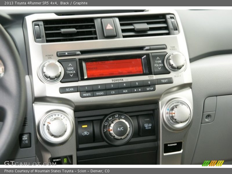 Black / Graphite 2013 Toyota 4Runner SR5 4x4