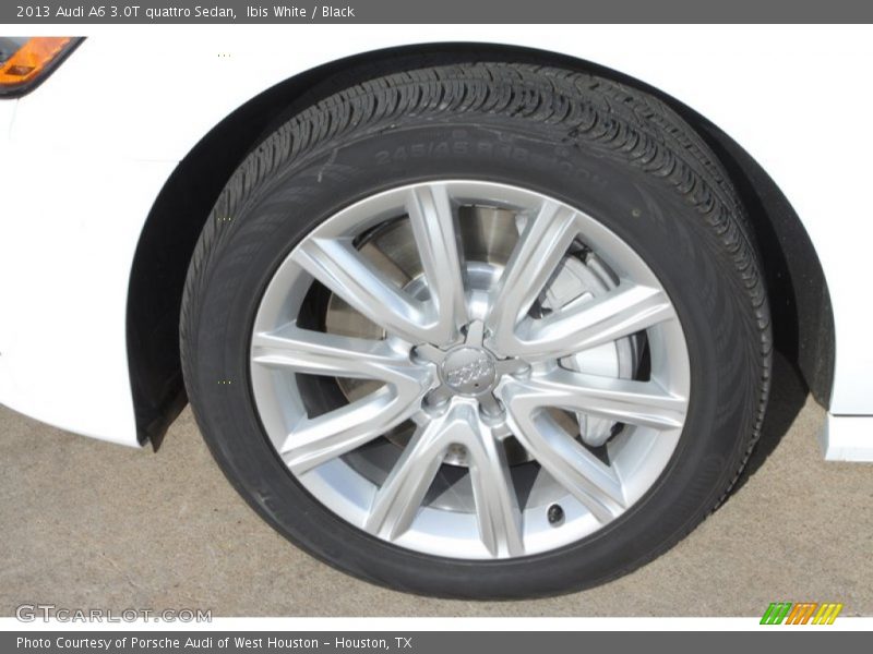 Ibis White / Black 2013 Audi A6 3.0T quattro Sedan