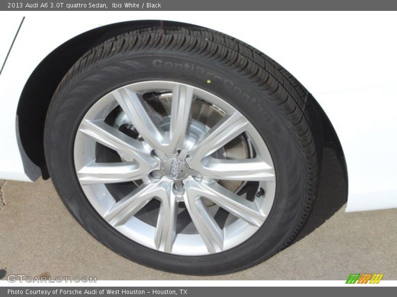 Ibis White / Black 2013 Audi A6 3.0T quattro Sedan