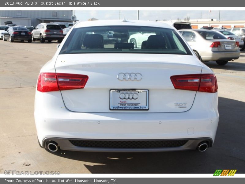 Ibis White / Black 2013 Audi A6 3.0T quattro Sedan