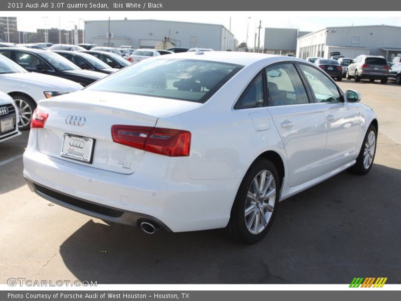 Ibis White / Black 2013 Audi A6 3.0T quattro Sedan