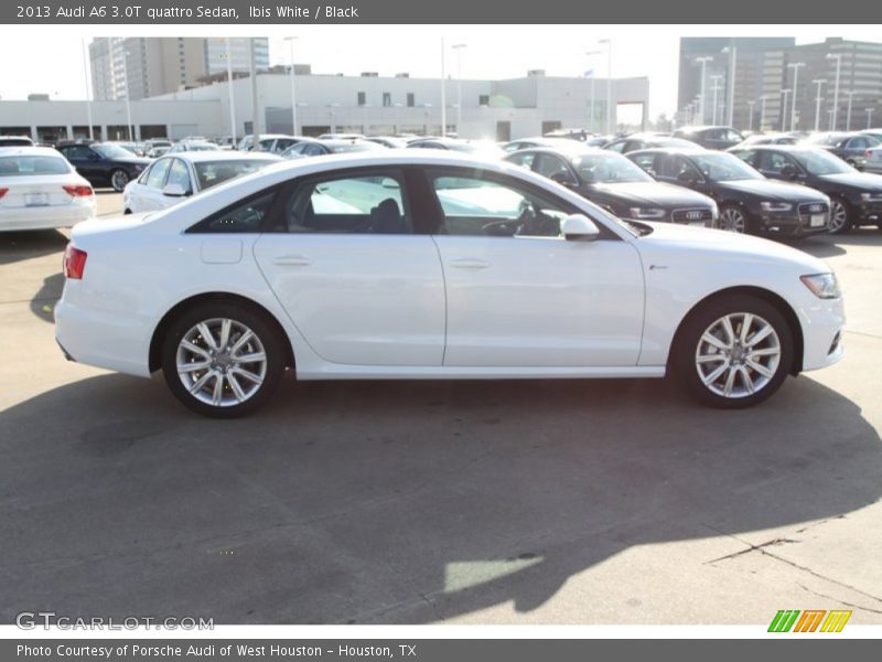 Ibis White / Black 2013 Audi A6 3.0T quattro Sedan