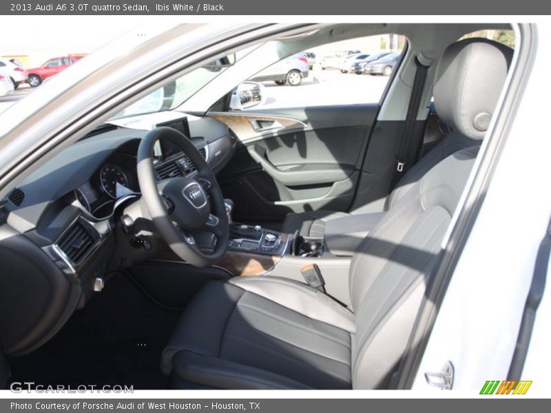 Ibis White / Black 2013 Audi A6 3.0T quattro Sedan