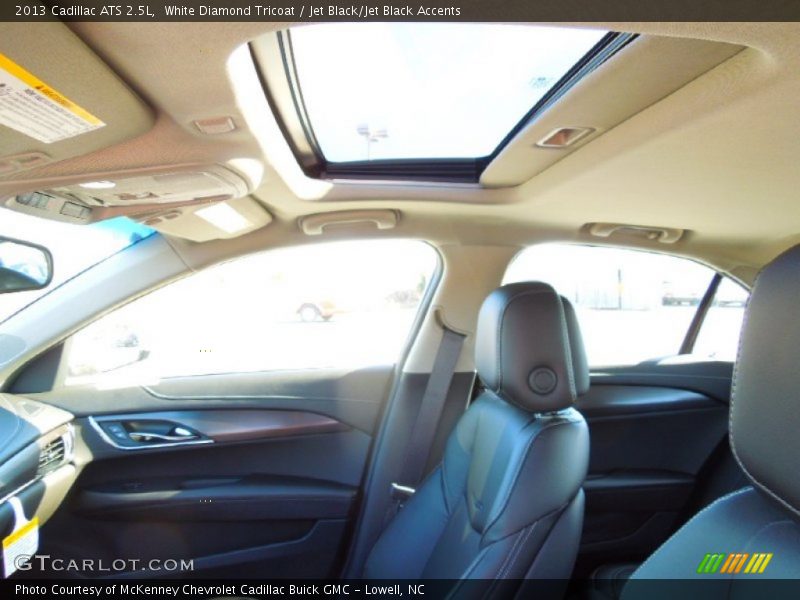 White Diamond Tricoat / Jet Black/Jet Black Accents 2013 Cadillac ATS 2.5L