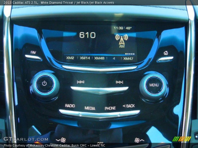 White Diamond Tricoat / Jet Black/Jet Black Accents 2013 Cadillac ATS 2.5L