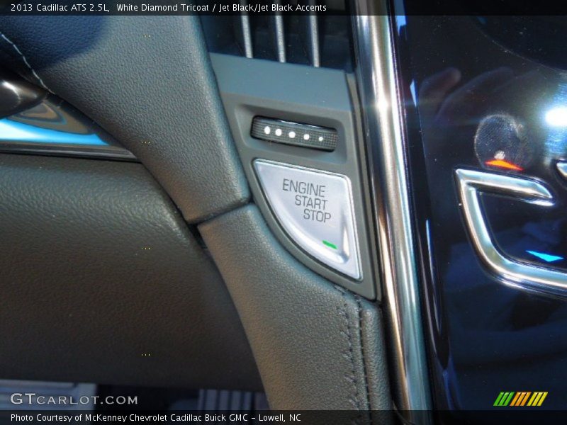 White Diamond Tricoat / Jet Black/Jet Black Accents 2013 Cadillac ATS 2.5L