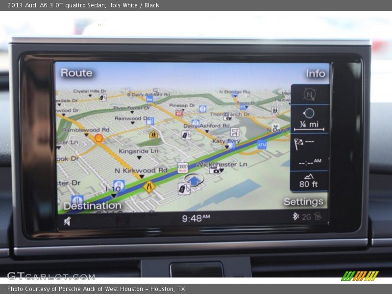 Ibis White / Black 2013 Audi A6 3.0T quattro Sedan