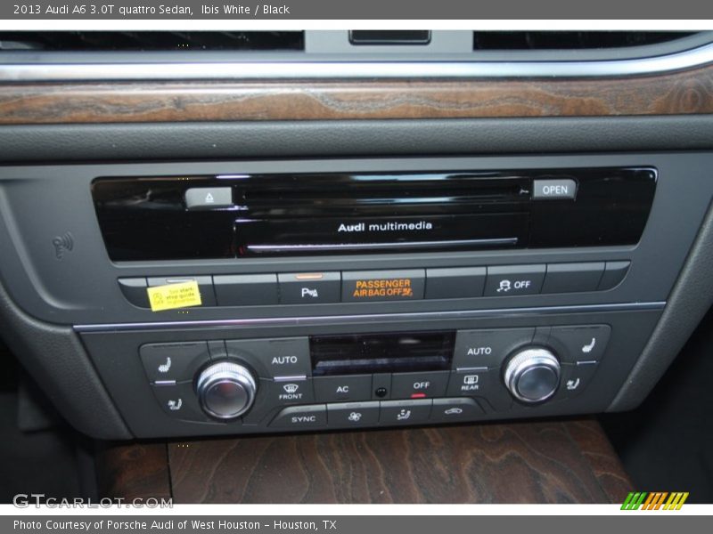 Ibis White / Black 2013 Audi A6 3.0T quattro Sedan
