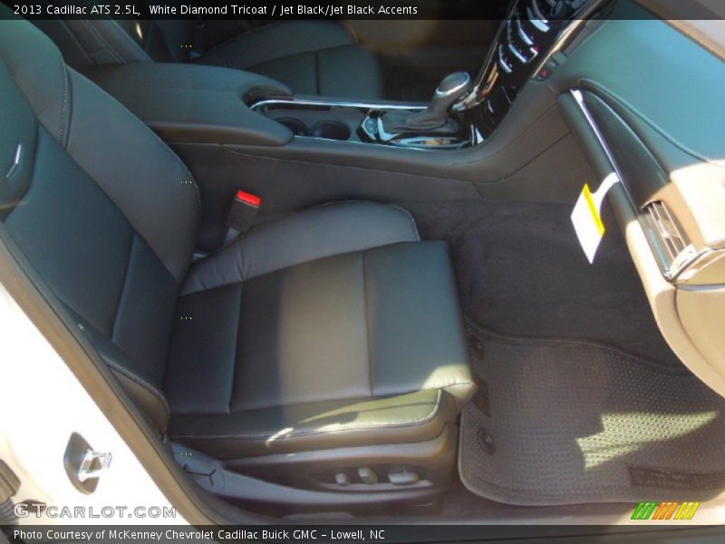 White Diamond Tricoat / Jet Black/Jet Black Accents 2013 Cadillac ATS 2.5L