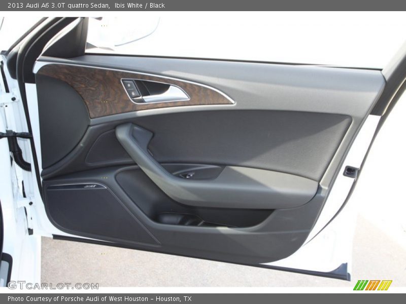 Ibis White / Black 2013 Audi A6 3.0T quattro Sedan